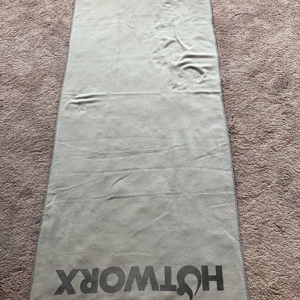 HOTWORX Gray Exercise Towel Mat